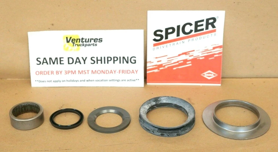Ford F100 F150 F250 Bronco 1973-1992 4x4 eje exterior husillo cojinete sello kit Foto 1 de 4