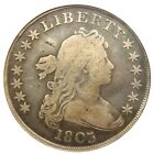 1803 Draped Bust Silver Dollar $1 Coin - Certified Anacs Fine Detail - Rare Date