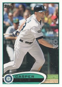 2012 Topps Seattle Mariners Baseball Card #526 Casper Wells