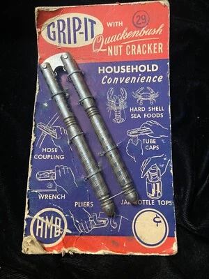 Vintage Quackenbush Nut Cracker - Original Display Packaging   - Image 1 of 2
