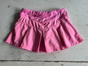 Girl's IVIVVA Size 7 Bright Pink Athletic Skort - Picture 1 of 2