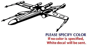 Star Wars X-Wing Spiel Grafik gestanzter Aufkleber Sticker Auto LKW Boot Fenster 12" - Bild 1 von 3