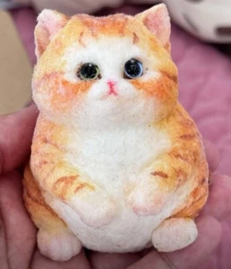 Furry Chubby Cat Squishy Squeezable Anti Stress Anxiety Stress Relive Fidget Toy - Picture 1 of 3