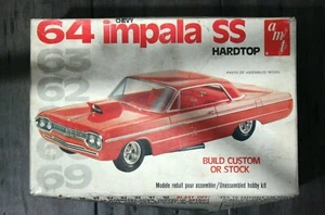 Vintage '64 Chevy Impala SS Hardtop 1:25 Model Kit 2203 Build Stock or Custom - Bild 1 von 7