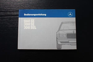 Mercedes Benz Bedienungsanleitung W 126 Modelle 260 SE, 300 SE, 300 SEL - Bild 1 von 2