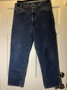 Men’s Carhartt Relaxed Fit Blue Jeans Waist 36 Inseam 30 - Picture 1 of 7