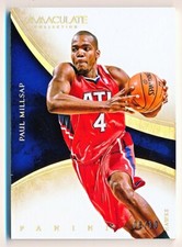 2013-14 Immaculate Collection Paul Millsap Base Gold Parallel #38 (08/10)