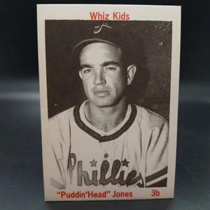 Rare 1975 TCMA Whiz Kids Phillies Willie Puddin Head Jones Vintage Baseball Card - Picture 1 of 2