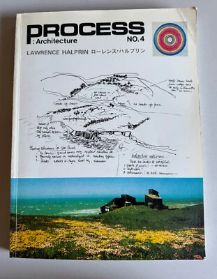 PROCESS: ARCHITECTURE - NO.4 - LAWRENCE HALPRIN - 1981 - PAPERBACK BOOK - Image 1 of 4