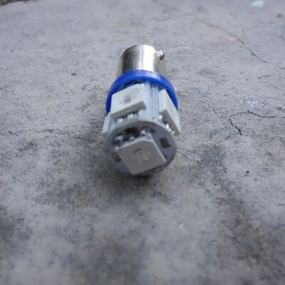 LED 6V BA9S azul luz de control EXTRA para vehículos clásicos moto o coche - Imagen 1 de 3