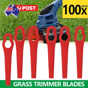 100 PCS Grass Trimmer Blades Plastic Replacement For Cordless Whipper Snipper AU - Picture 1 of 17