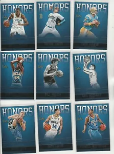 2015 UCLA SET INSERTI COMPLETO HONORS 1-9 LAVINA WESTBROOK AIKMAN BAUER WALTON - Foto 1 di 2