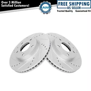 Front Brake Rotors Set For 2014-2018 Mazda 3 2016-2021 CX-3 - Picture 1 of 5