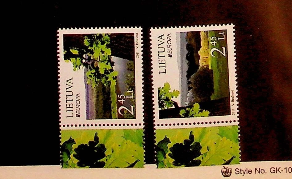 LITHUANIA Sc 938-9 NH ISSUE OF 2011 - EUROPA - Image 1 of 1