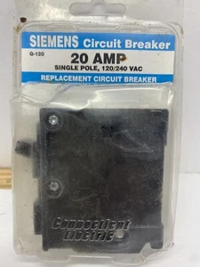Sieman Circuit Breaker No.Q120 20 amp single pole 120/240VAC - Picture 1 of 2