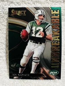 2020 PANINI SELECT Silver Prizm JOE NAMATH UNBREAKABLE U2 - Picture 1 of 2