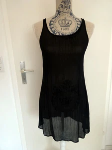 Unterkleid Gr S 36 Schwarz Leicht Luftig transparent - Bild 1 von 12