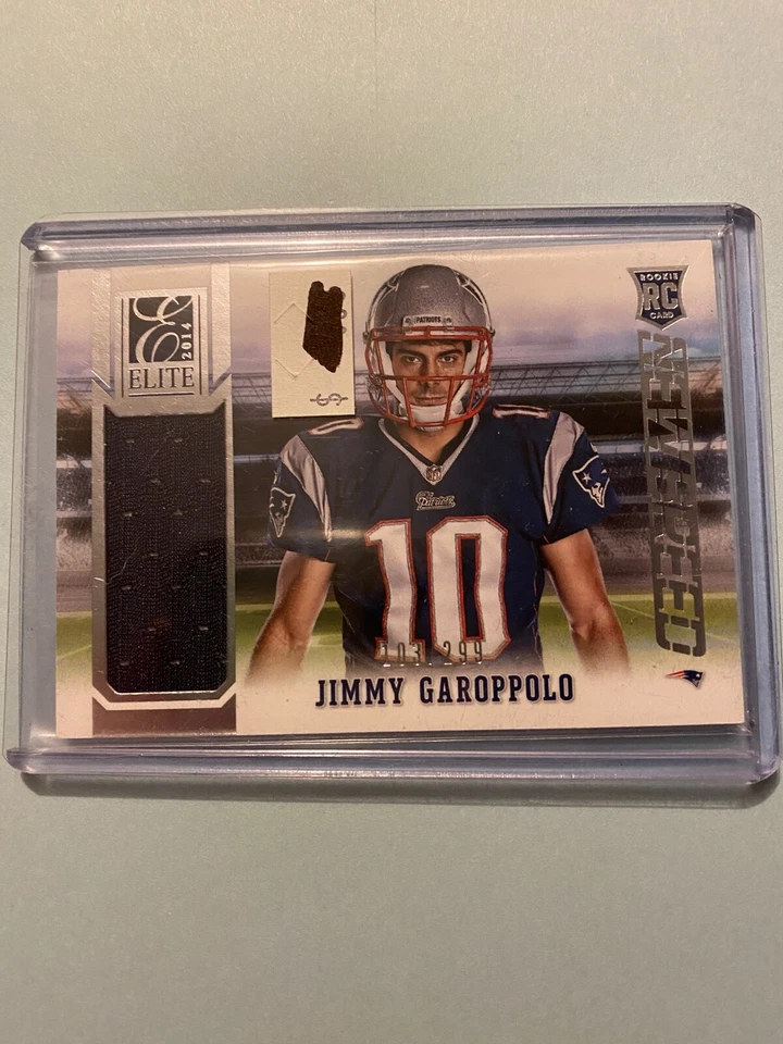 A23,526 - 2014 Elite New Breed Jerseys #23 Jimmy Garoppolo/299 - Image 1 of 1