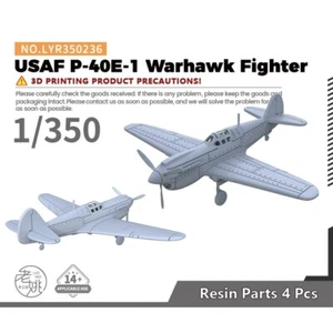 Yao's Studio LYR350236 1/350 kit modellino militare USAF P-40E-1 Warhawk Fighter - Foto 1 di 4