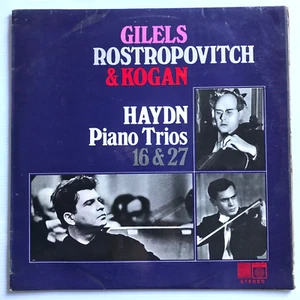 Haydn Piano Trios Kogan Rostropovitch Gilels Saga stereo LP XID 5311 - Picture 1 of 5
