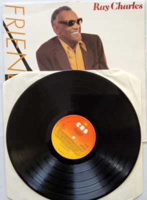 Ray Charles - Friendship (feat. Johnny Cash/Willie Nelson) LP Album vinyl record - Image 1 of 4