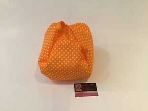 Cuscino cuscino tablet iPad Kindle design a pois arancione supporto fagioli - Foto 1 di 3
