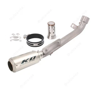 GSXR1000 2007 2008 for Suzuki K7 K8 Exhaust Tips Slip On Muffler Silencer Pipe - Picture 1 of 12