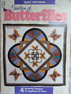 Jardín de Mariposas Edredón Patrón Casa Libro Abedules Blancos 141039 4 Diseños - Imagen 1 de 3