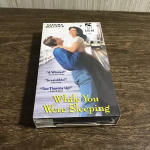 While You Were Sleeping VHS 1995 New Sealed Sandra Bullock Bill Pullman - Picture 1 of 7