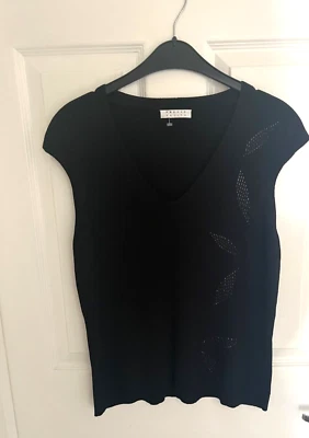 PRECIS PETITE Black Sleeveless  Knitwear Top  Size L - Image 1 of 4