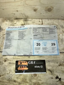 2005 VW B5.5 Passat 1.8t 4motion ORIGINAL Window Sticker Factory Spec Sale Sheet - Picture 1 of 4