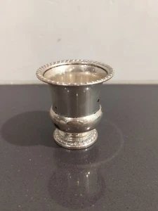 Stuzzicadenti/portasigarette vintage argento massiccio alto 2,5” 49g -M59 - Foto 1 di 8