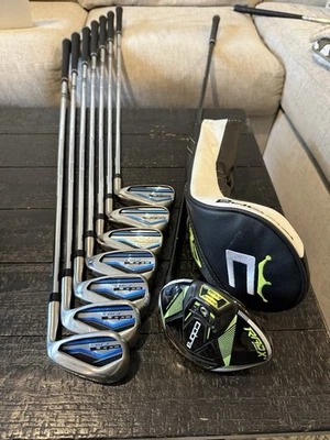 Juego completo de golf Cobra con controlador XB de velocidad de rueda y juego de hierro Cobra F-Max (derecha) Foto 1 de 4