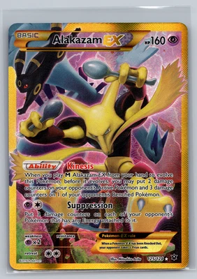 Alakazam EX 125/124 - XY Fates Collide - Secret Rare - Pokemon - LP - Image 1 of 4