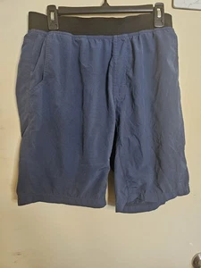 Prana Breathe Performance Herren M Shorts Taschen Navy Blau Outdoor Workout - Bild 1 von 4