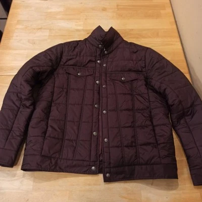 Ariat Women's REAL Puffer Trucker Jacket, Mulberry Wine Size Medium - Image 1 of 4