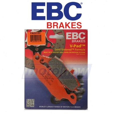 EBC Rear Semi-Sintered V Brake Pads for 2006-2016 Kawasaki VN900D Vulcan 900 hk - Image 1 of 4