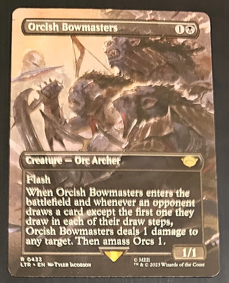 MTG: Lord of the Rings #433 Orcish Bowmasters Borderless Regular - Image 1 of 1