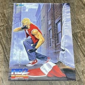 Real Bout Fatal Fury 2 RB2 B2 Poster Neo Geo SNK Promotional Poster NEO GEO - Picture 1 of 10