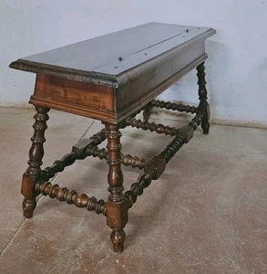 Coppia Sgabelli Legno Panchette Ingresso Tornite Artigianale Rocchetto Panca  - Foto 1 di 5