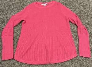 Max Studio Women’s XL Pink Crochet Oversized Sweater A8 - Picture 1 of 4
