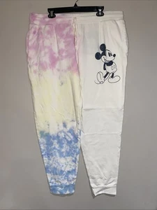 Pantalones Jogger Disney Retro Mickey Mouse Tie-Dye Walt Disney Parks World Talla XL Nuevos - Imagen 1 de 6