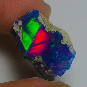 Smooth Blue Opal Rough 12.65 Cts Natural Ethiopian Welo Opal Raw, Jewelry Grade - Picture 1 of 18