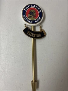 Paulaner Munchen Salvatore Doppelbock Beer Tap Handle Beer Tap Handle 13” Tall - Picture 1 of 4