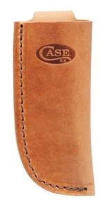 Etui xx oben offen braun Leder Gürtelscheide für Taschenmesser 50289 - Bild 1 von 3