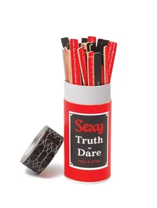 Sexy Truth or Dare: Pick-a-Stick (Sexy Date Night Truth or Dare for Couples, - Picture 1 of 3