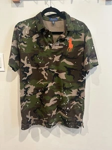 Polo By Ralph Lauren Big Pony Camouflage Polo Shirt Size Youth XL (18-20) - Picture 1 of 6