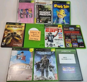 10 Original Xbox Spiele Lot - GTA Ghost Recon ESPN 2K5 Tony Hawk Microsoft *WIE BESEHEN* - Bild 1 von 4