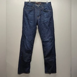 AGAVE Waterman Relaxed Straight Denim Jeans 33 X 34 Made In USA Dark Wash - Picture 1 of 10