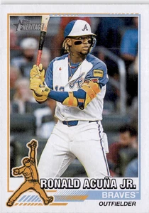 2025 Topps Heritage - 76 Redefined Ronald Acuna Jr #76R-8 - Bild 1 von 2
